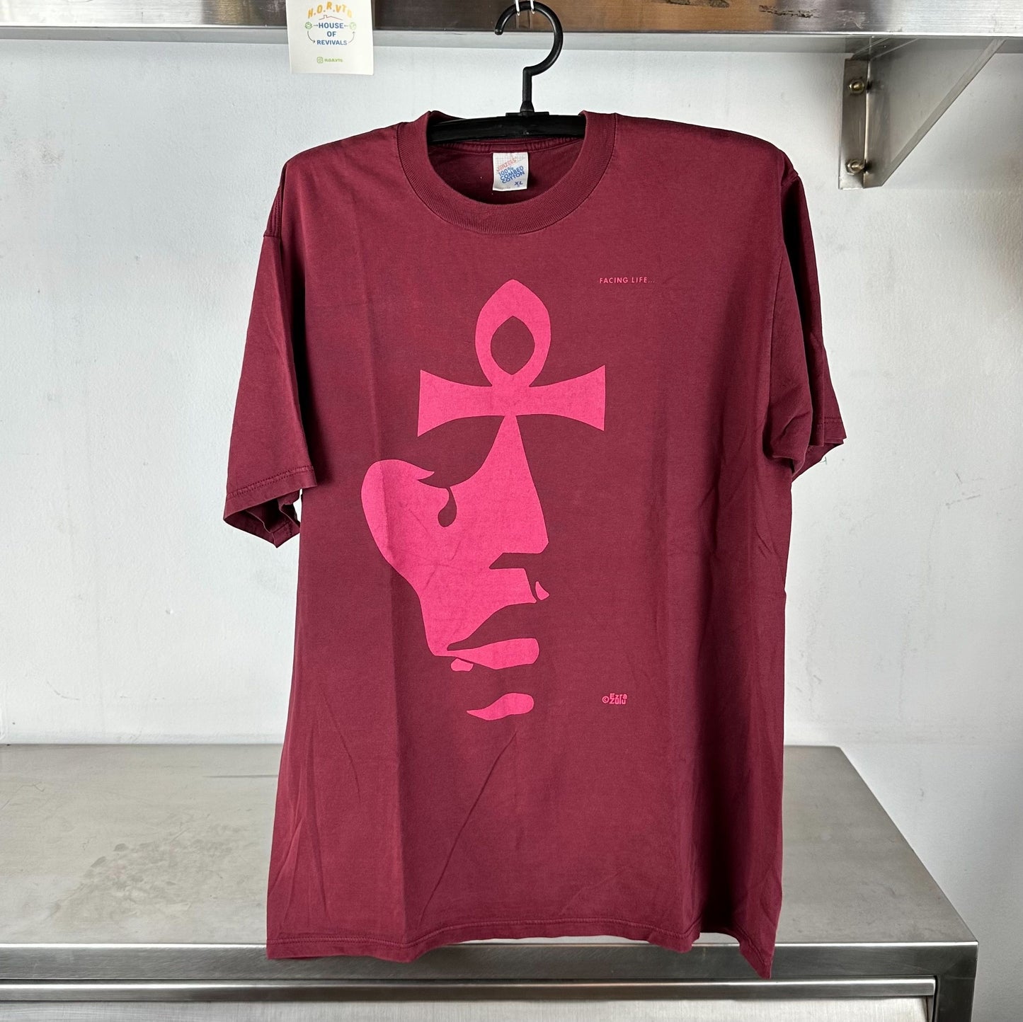 90s Facing Life Erza Zulu Art Graphic XL T-shirt