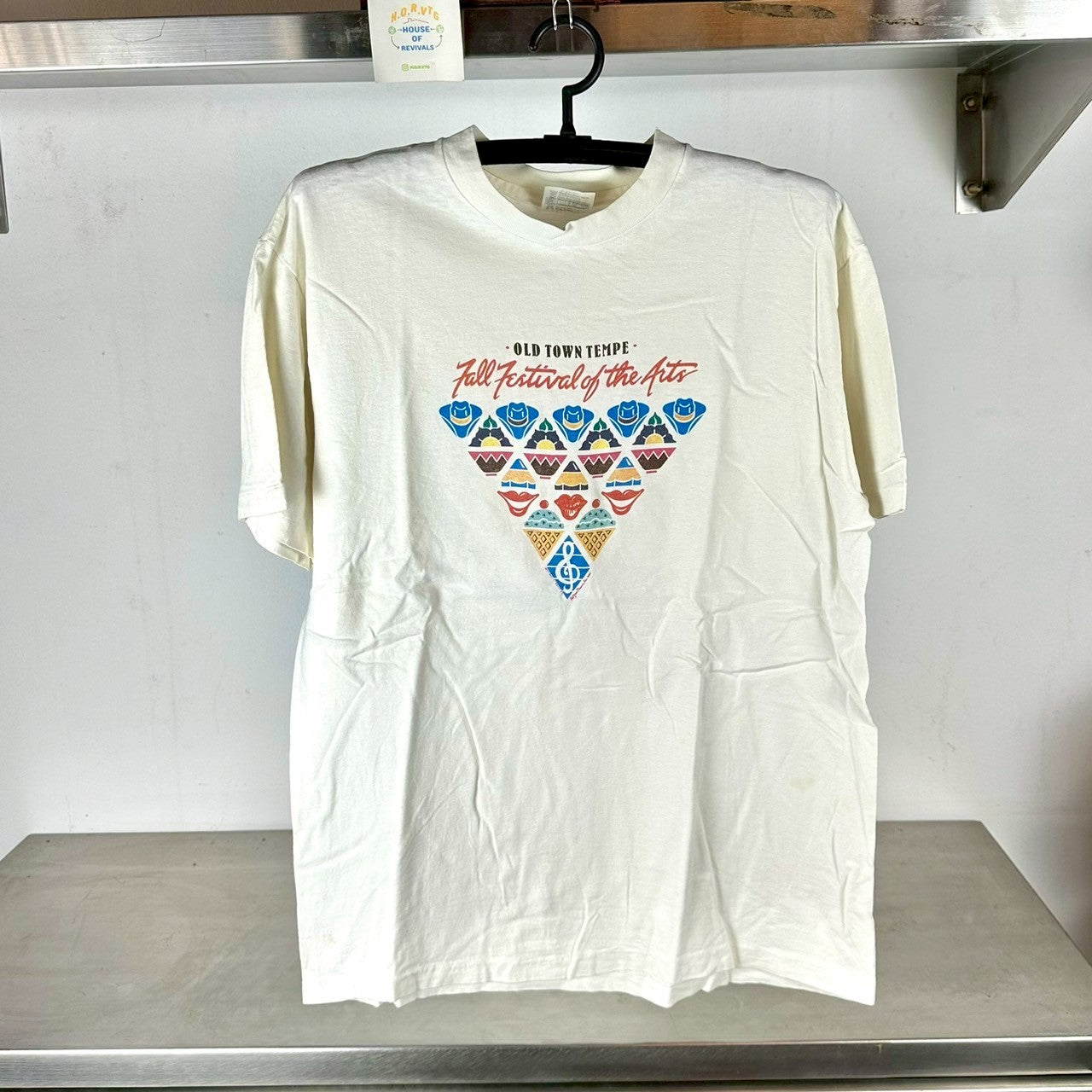 Vintage 1985 Old Town Tempe Festival of Arts Promo Large Single Stitch T-shirt
