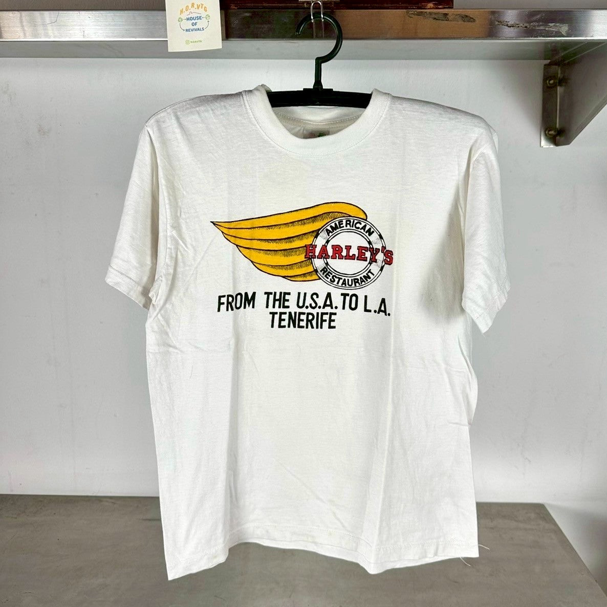 Vintage 90s Harley's The Restaurant Harley Davidson M single stitch T-shirt