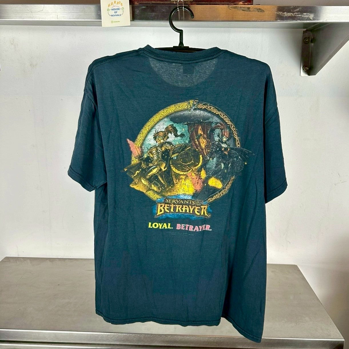 Vintage 2000s World of Warcraft Servants of the Betrayer Promo Large T-Shirt