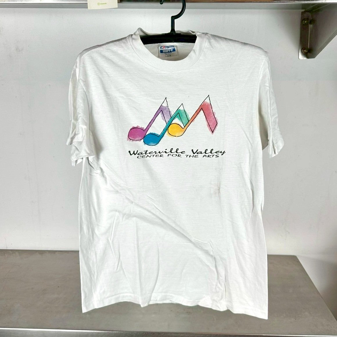 Vintage 90s Waterville Valley Art Center Promo Large Single Stitch T-Shirt