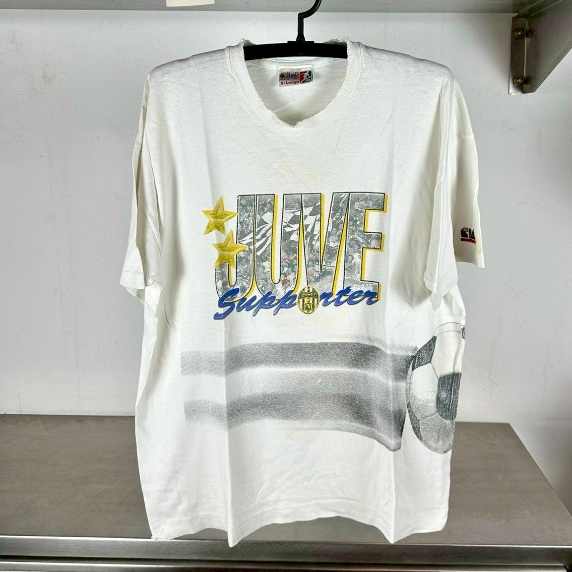 Vintage 1993 Juventus FC Summer Camp Soccer T-Shirt