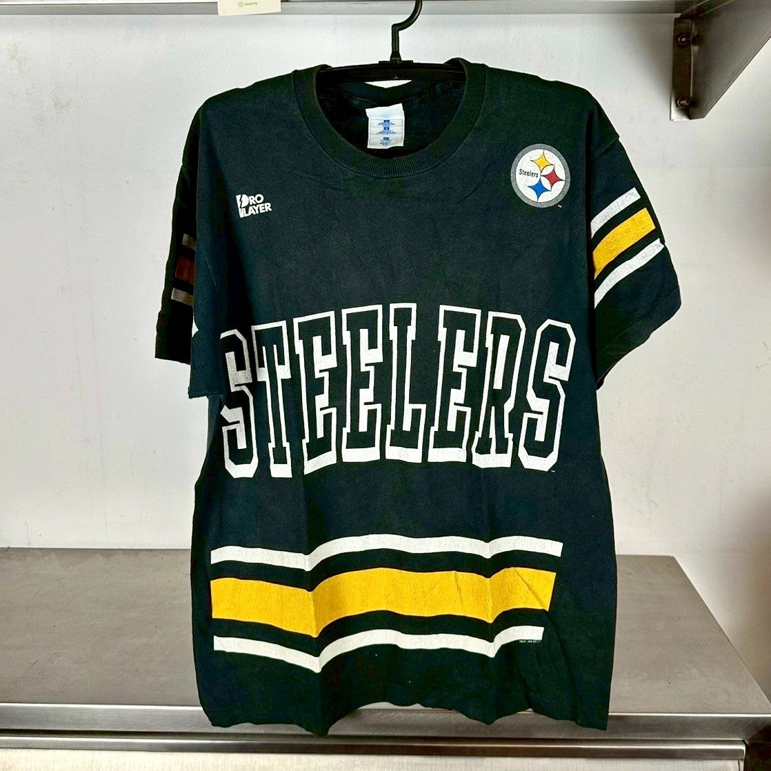 Vintage 90s Greg Lloyd Pittsburgh Steelers NFL AOP T-shirt