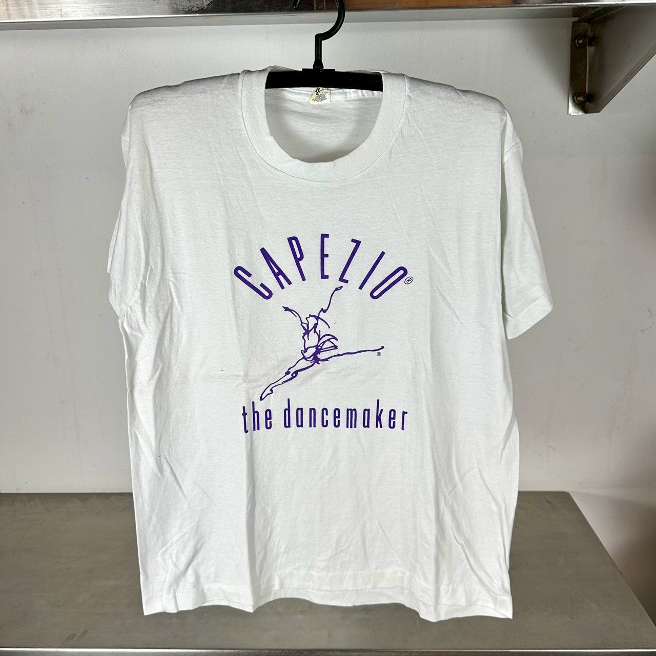 Vintage 80s Capezio The Dancemaker Ballerina Artwork T-shirt
