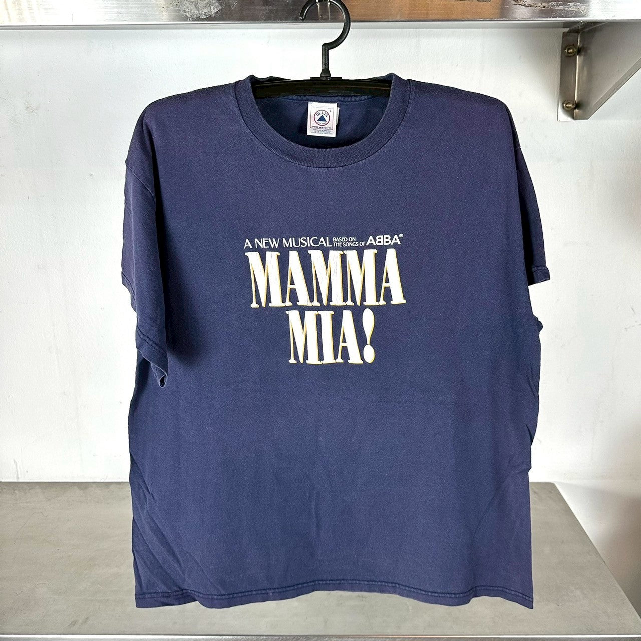 Vintage 90s Mamma Mia! ABBA Musical Promo T-shirt