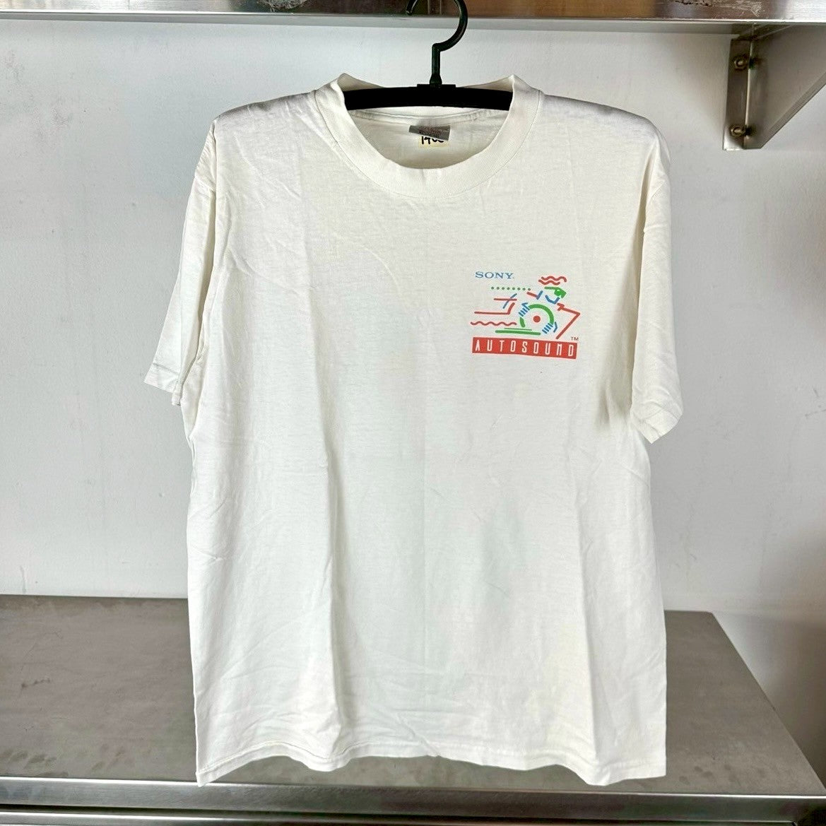 Vintage 90s Sony Autosound Audio Artwork Promo T-shirt