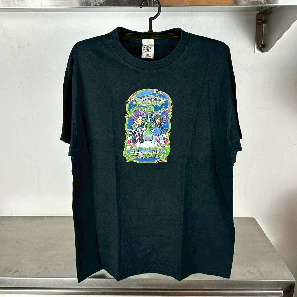 Vintage 2002 Tenacious D Le Tour! Jack Black Rock Duo T-shirt