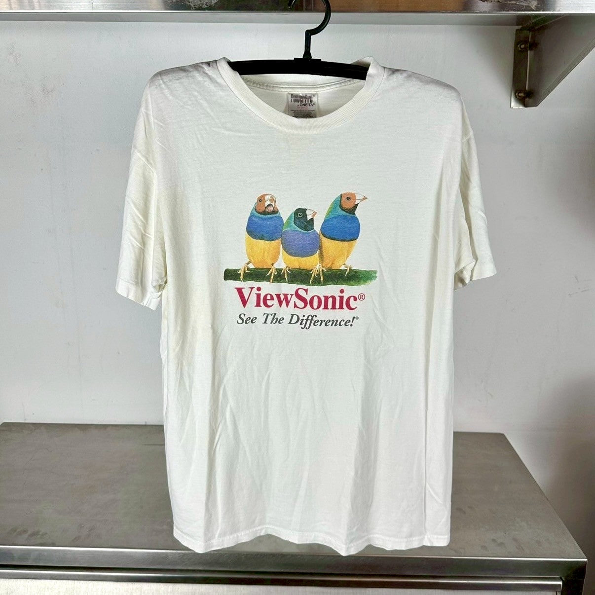 Vintage 90s ViewSonic See the Difference! Promo T-shirt