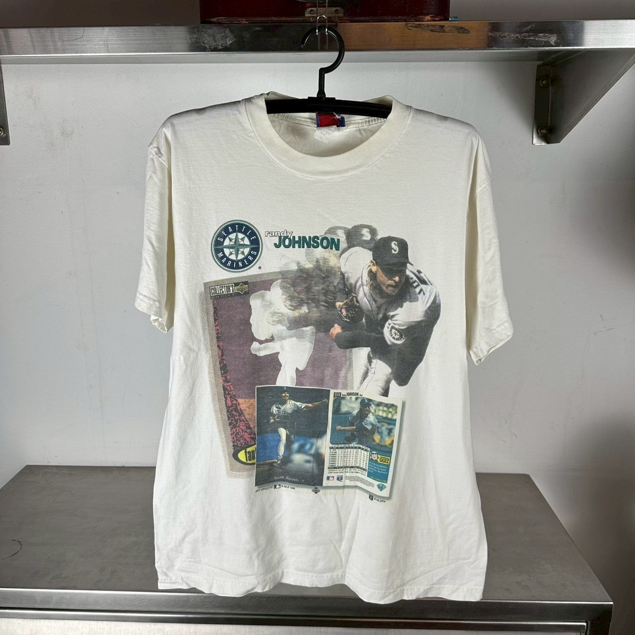Vintage 1996 Randy Johnson Seattle Mariners MLB T-shirt