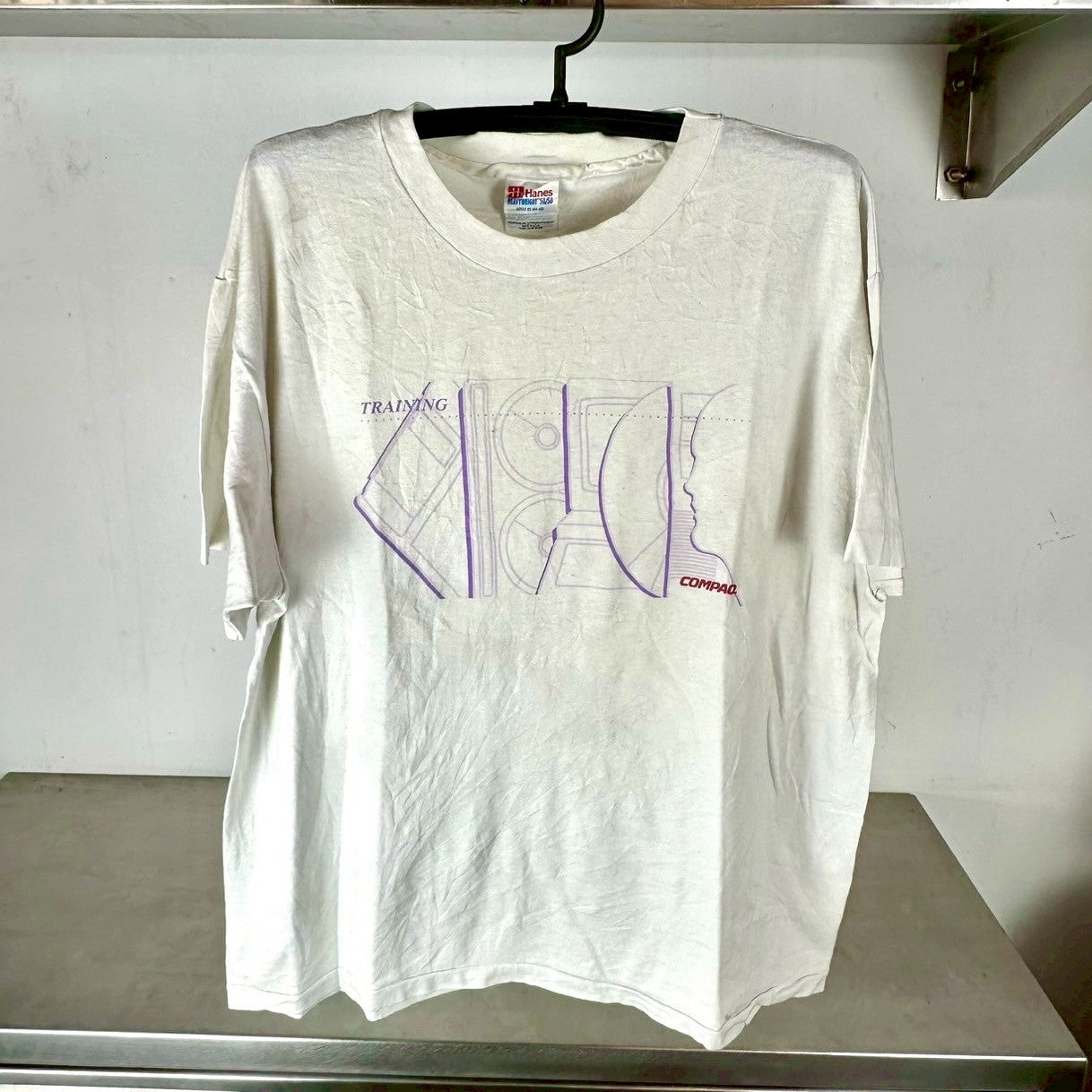 Vintage 90s Compaq Training Graphic T-shirt