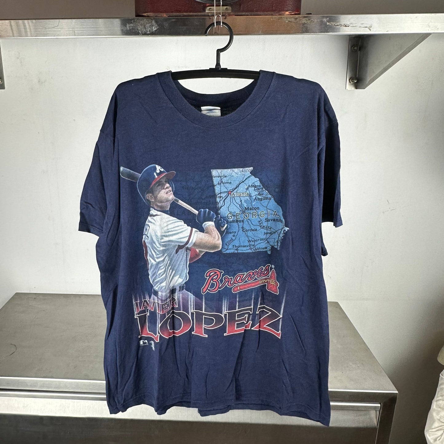 Vintage 1997 Javier Lopez Atlanta Braves MLB T-Shirt
