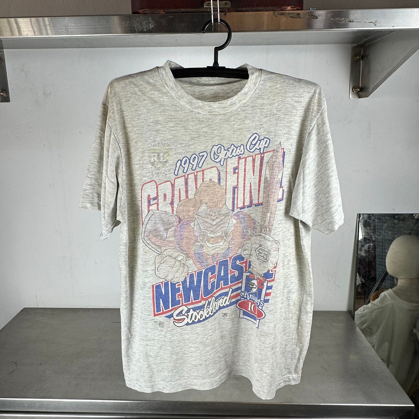 Vintage 1997 Newcastle Knights ARL Optus Cup Grand Final T-shirt