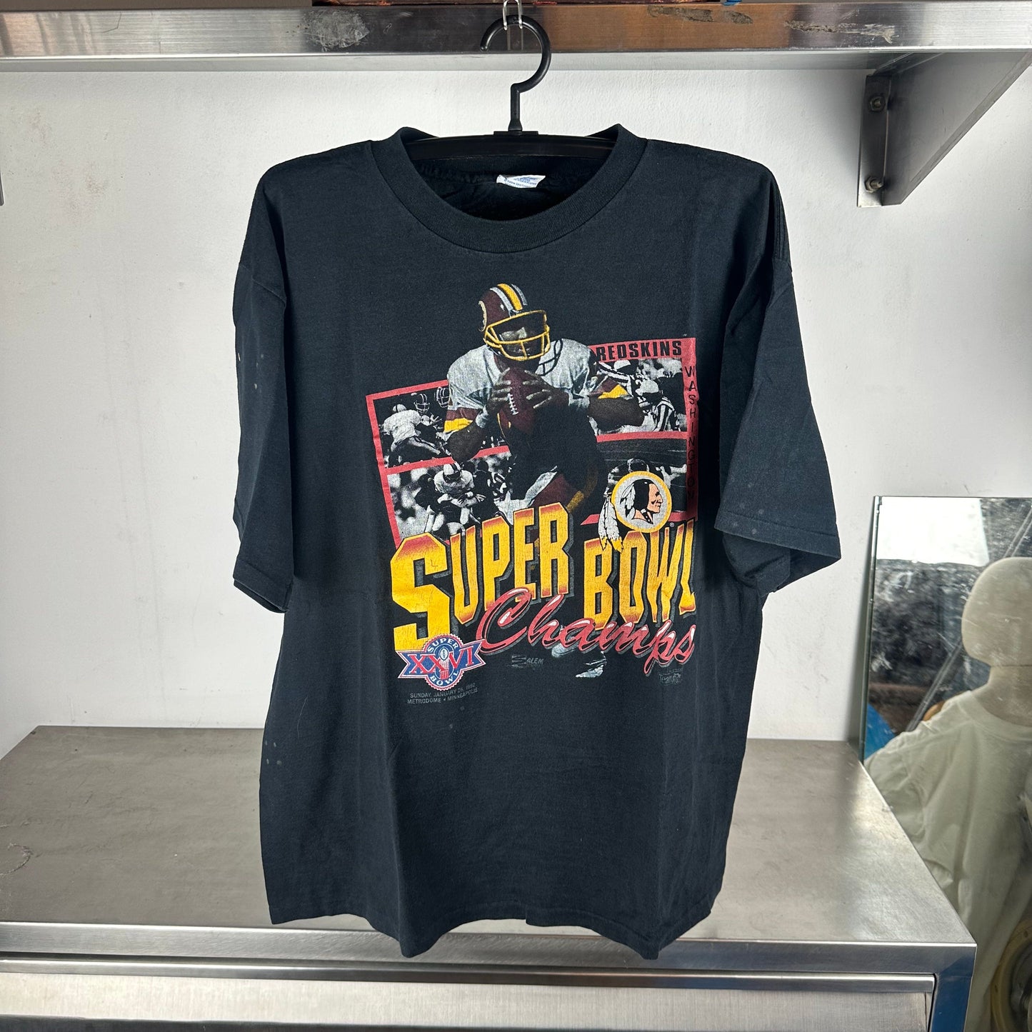 Vintage 1992 Washington Redskins NFL Super Bowl Champs T-Shirt