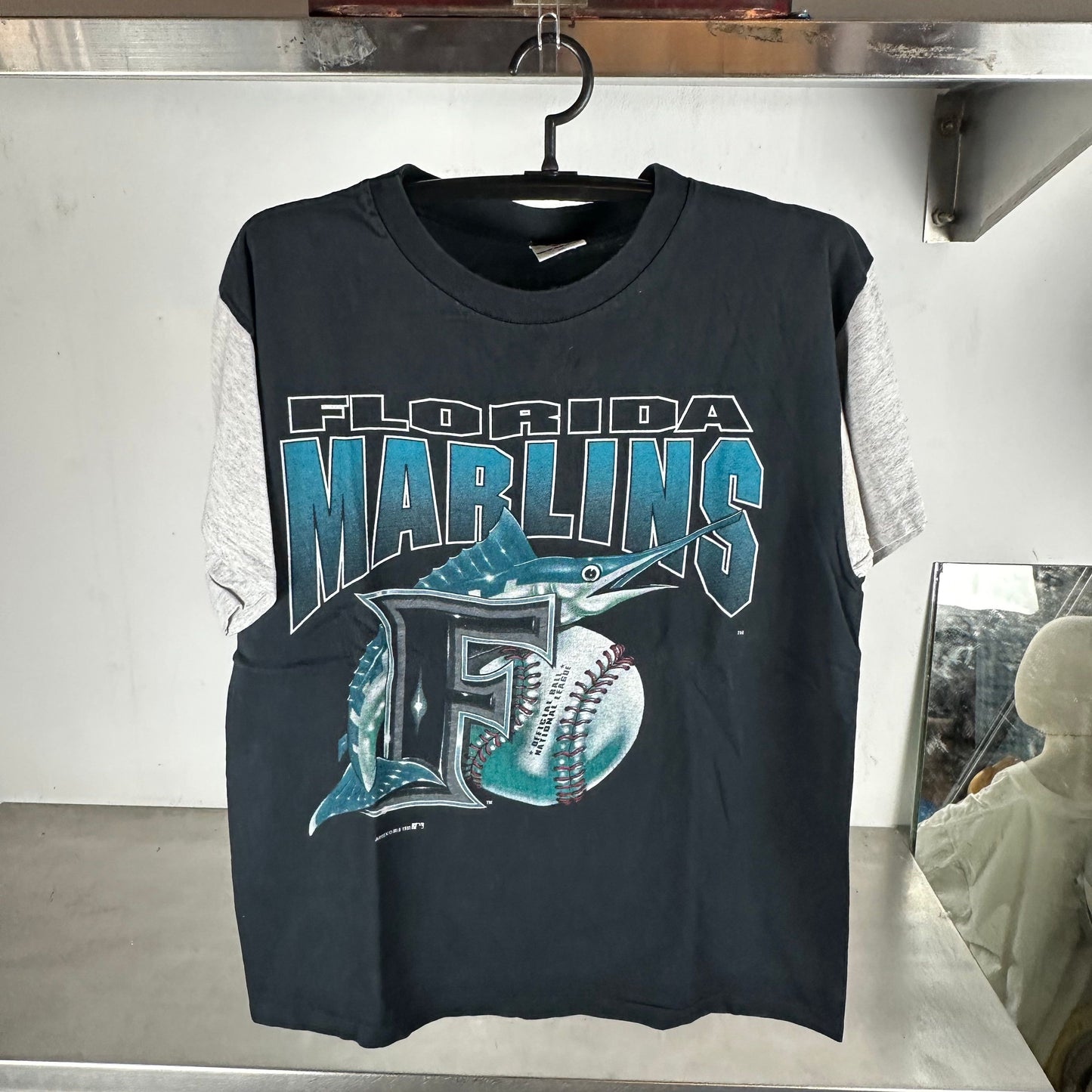 Vintage 1993 Florida Marlins Baseball MLB Large T-Shirt