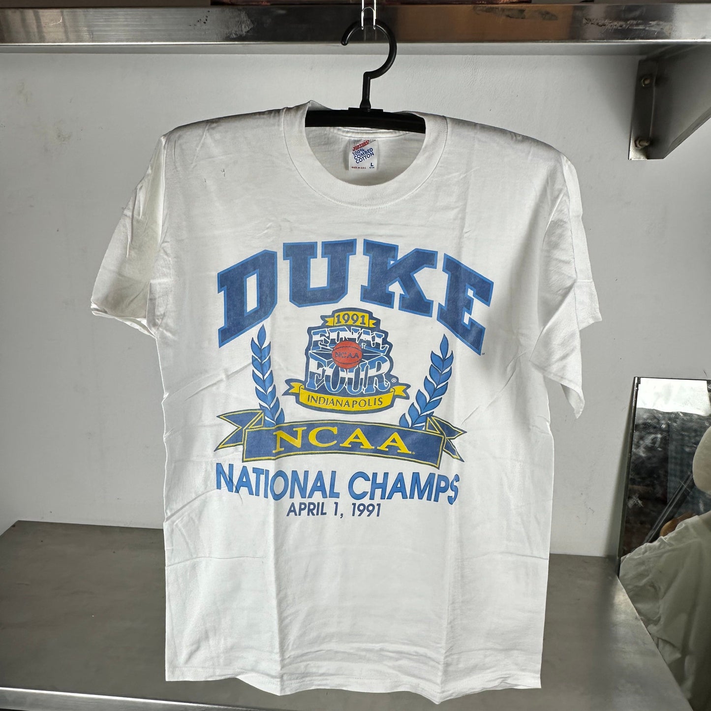 Vintage 1991 Duke Blue Devils NCAA National Champions T-Shirt