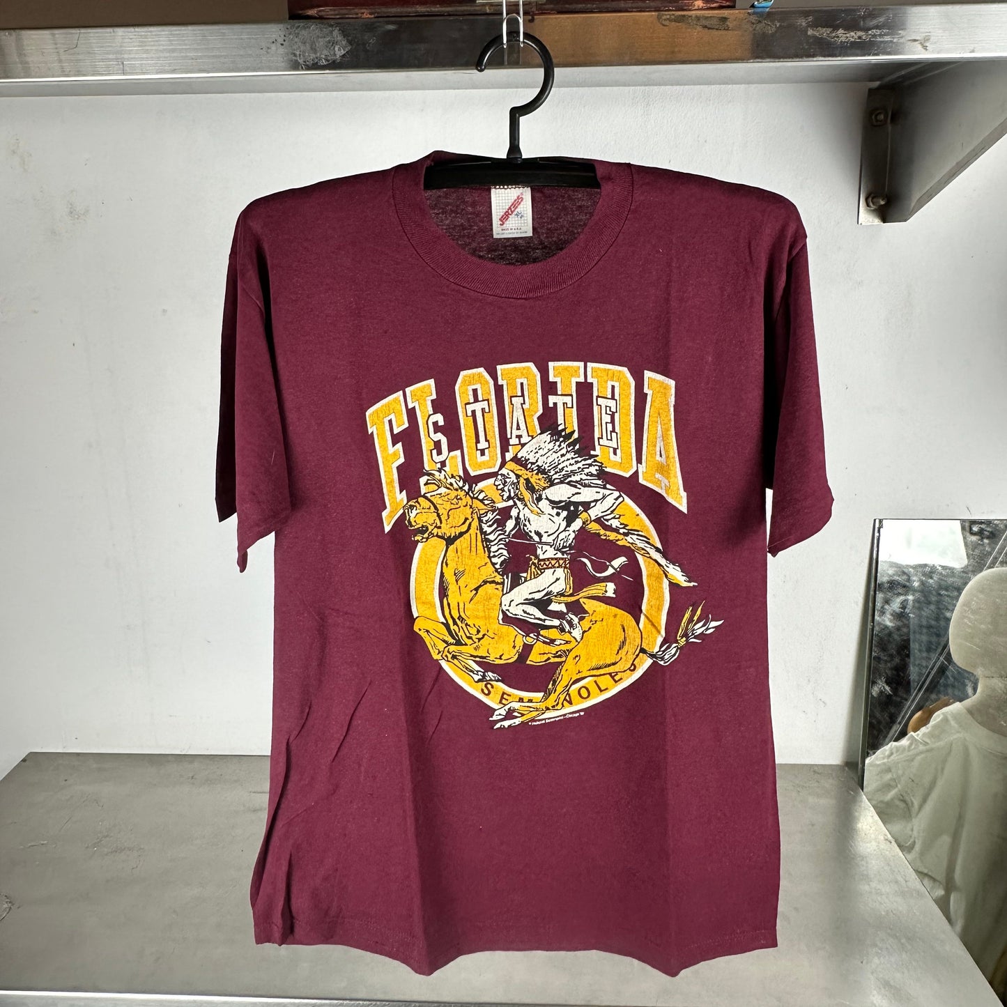 Vintage 1987 Florida State FSU Seminoles NCAA Graphic T-Shirt