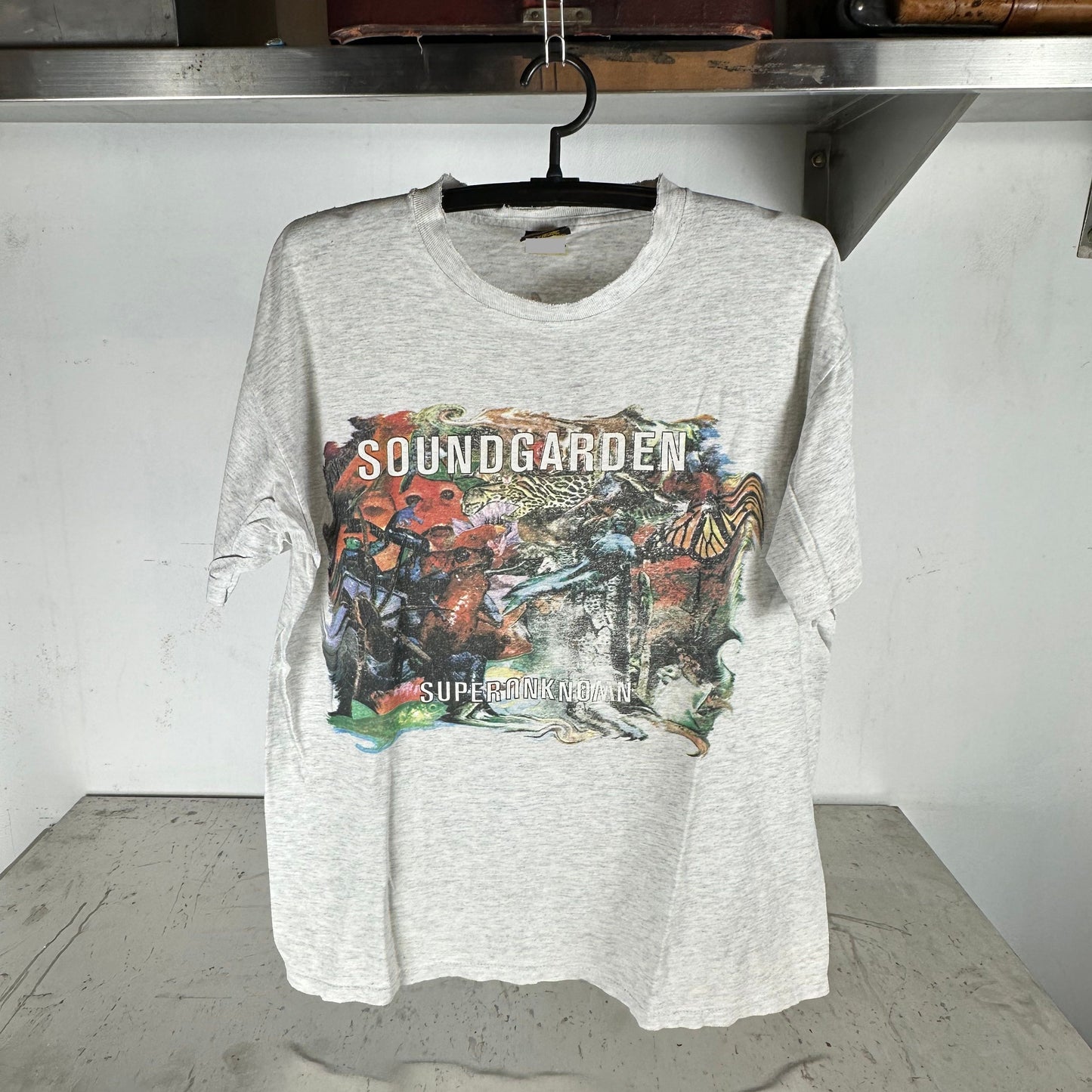 Vintage 90s Soundgarden Superunknown Rock Band Graphic T-Shirt