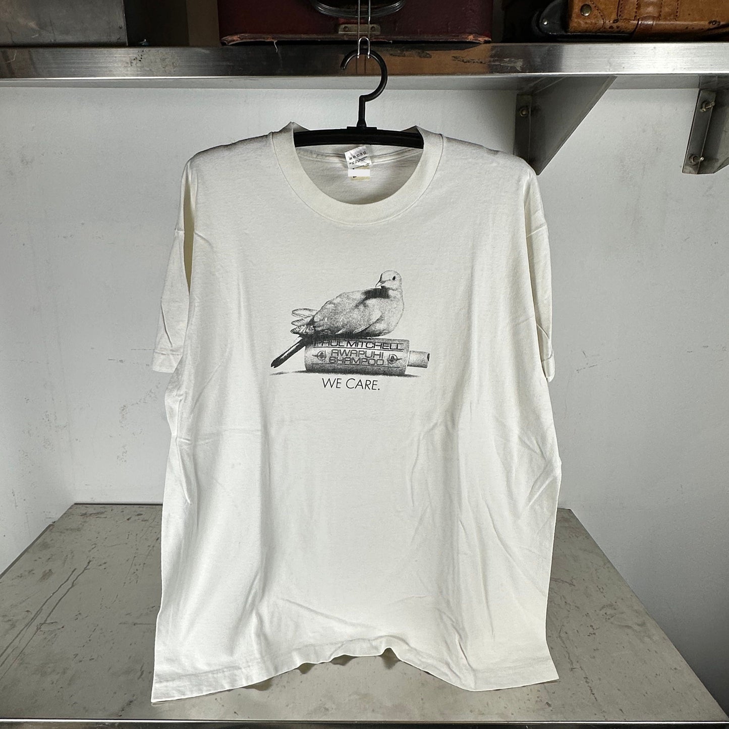 Vintage 90s Paul Mitchell We Care Hair Care Promo T-Shirt