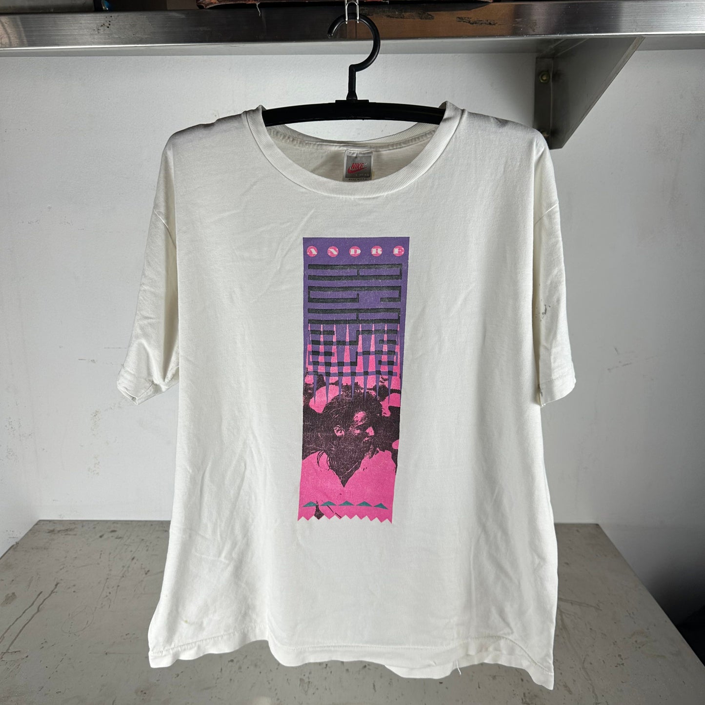 Vintage Nike 90s Andre Agassi Tennis Graphic T-shirt