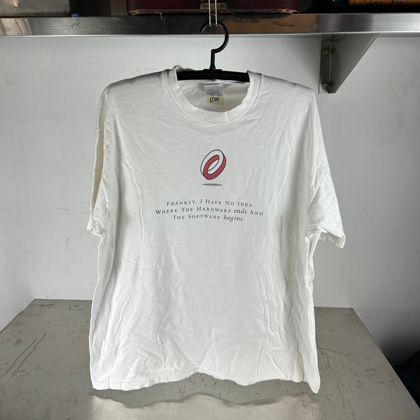 Vintage 90s Compaq Software Just As We Intended Promo T-shirt