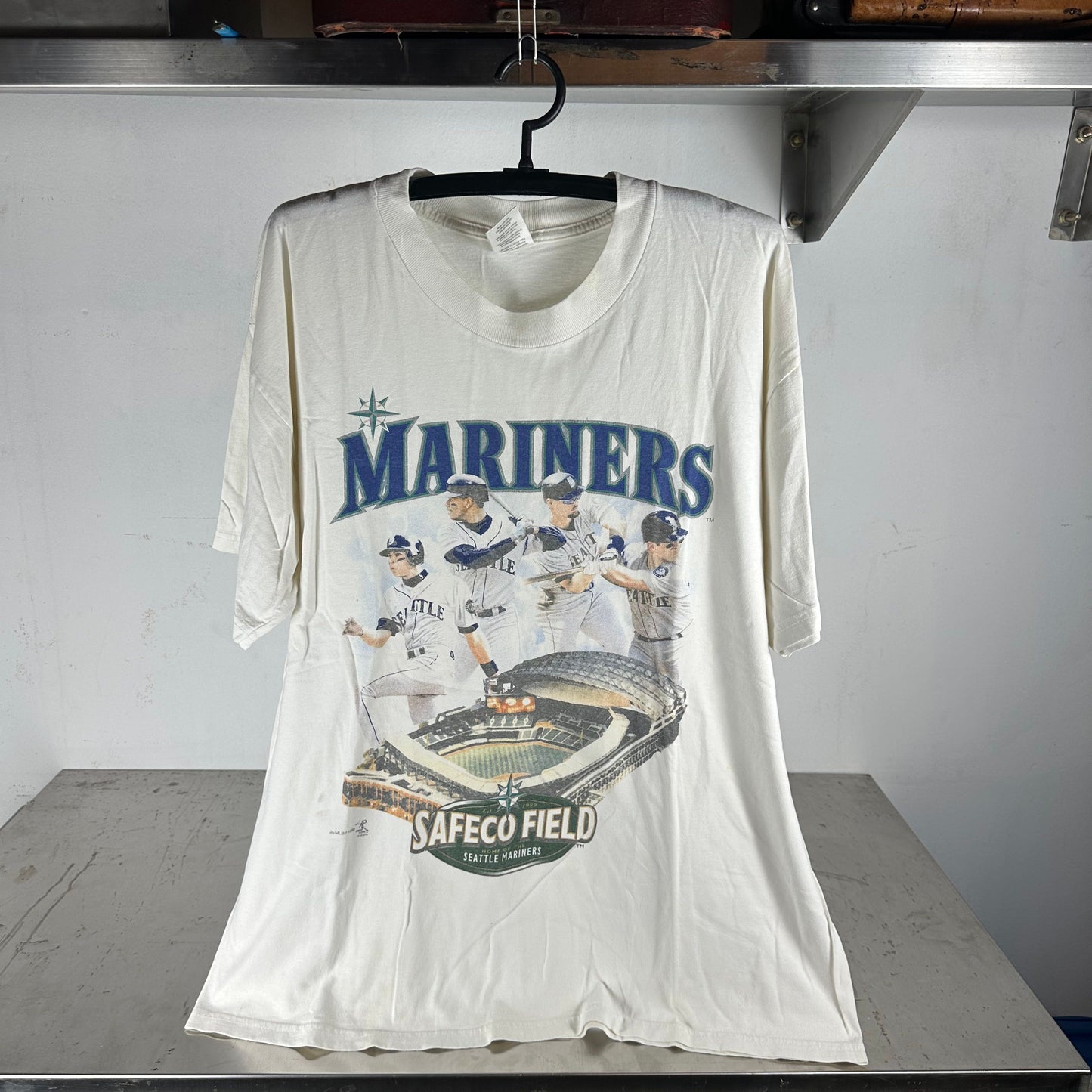 Vintage 1999 Seattle Mariners Baseball MLB Graphic XL T-shirt