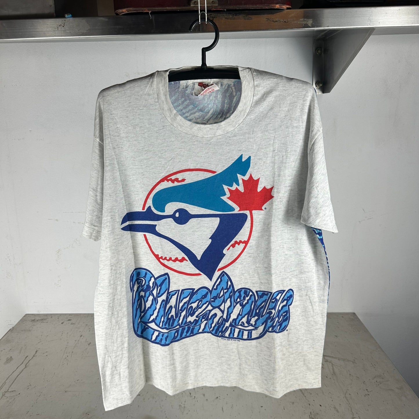 Vintage 1992 Toronto Blue Jays Baseball MLB Double Sided T-shirt