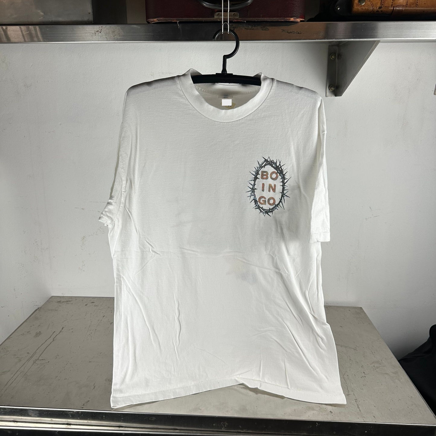 Vintage 90s Oingo Boingo New Wave Band Double Sided T-shirt