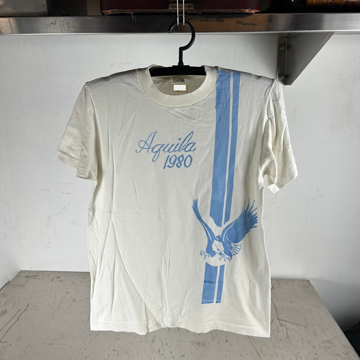 Vintage 1980 Aguila Eagle Graphic Single Stitch T-shirt