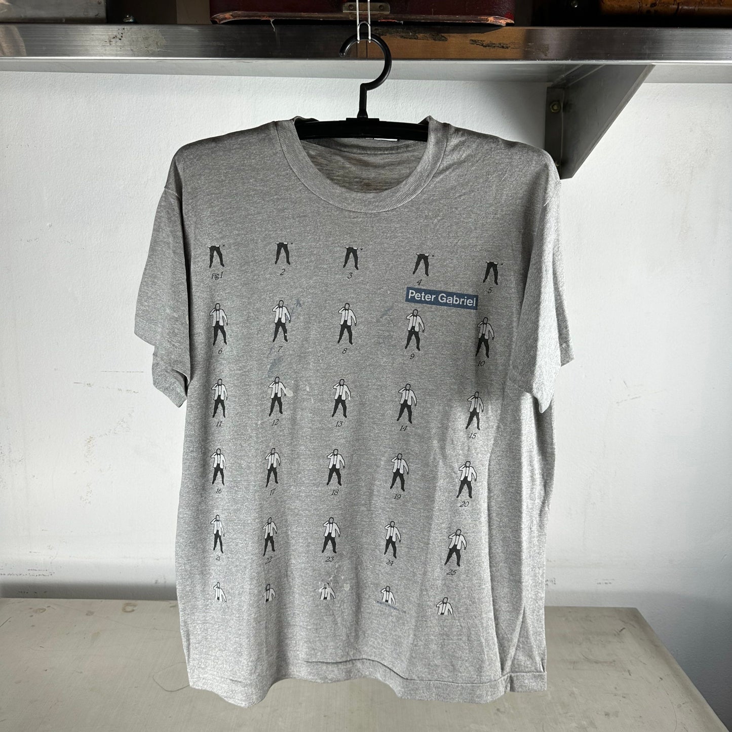 Vintage 1987 Peter Gabriel Tour Concert T-shirt