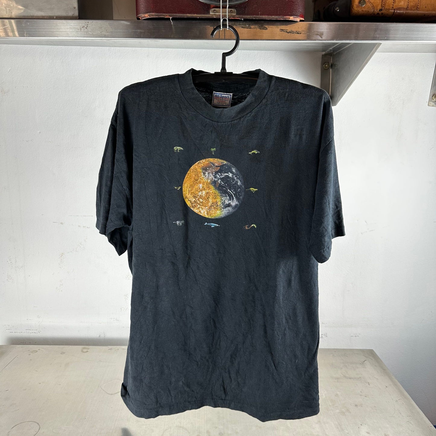 Vintage 90s Mana Cuando Los Angeles Lloran Earth Band T-shirt