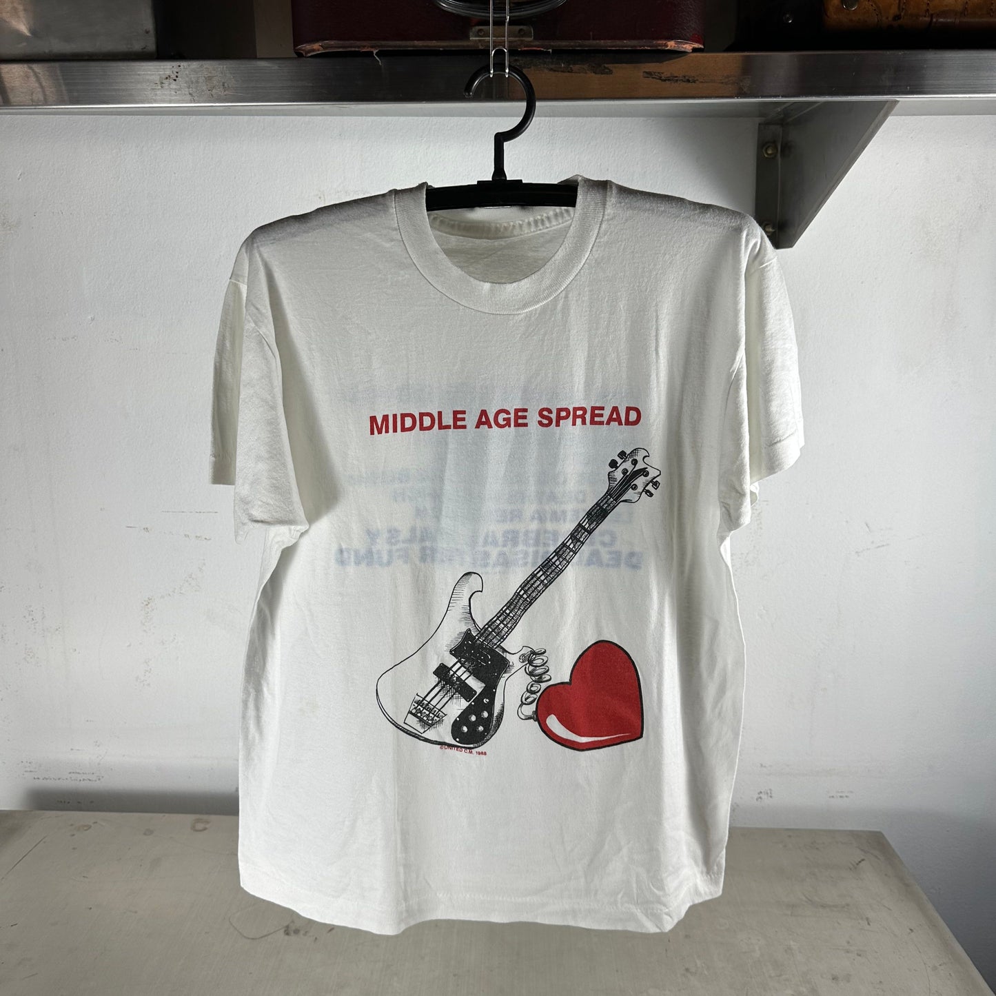 Vintage 1988 Middle Age Spread Charities Fund T-shirt