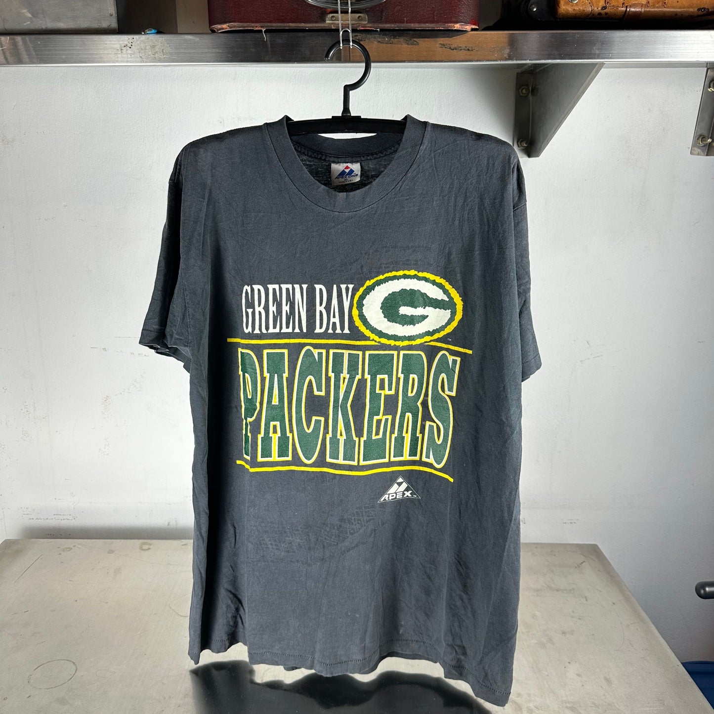 Vintage 90s Green Bay Packers NFL Apex One Double Sided T-shirt