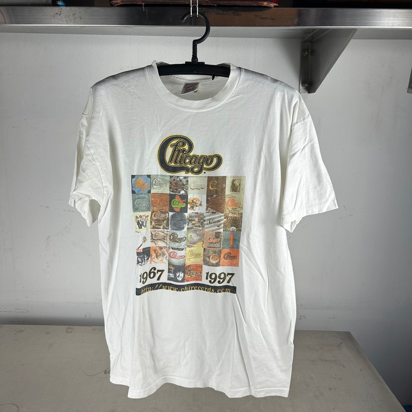 Vintage 1997 Chicago Does Anybody Really Know What Time It Is? Tour T-Shirt