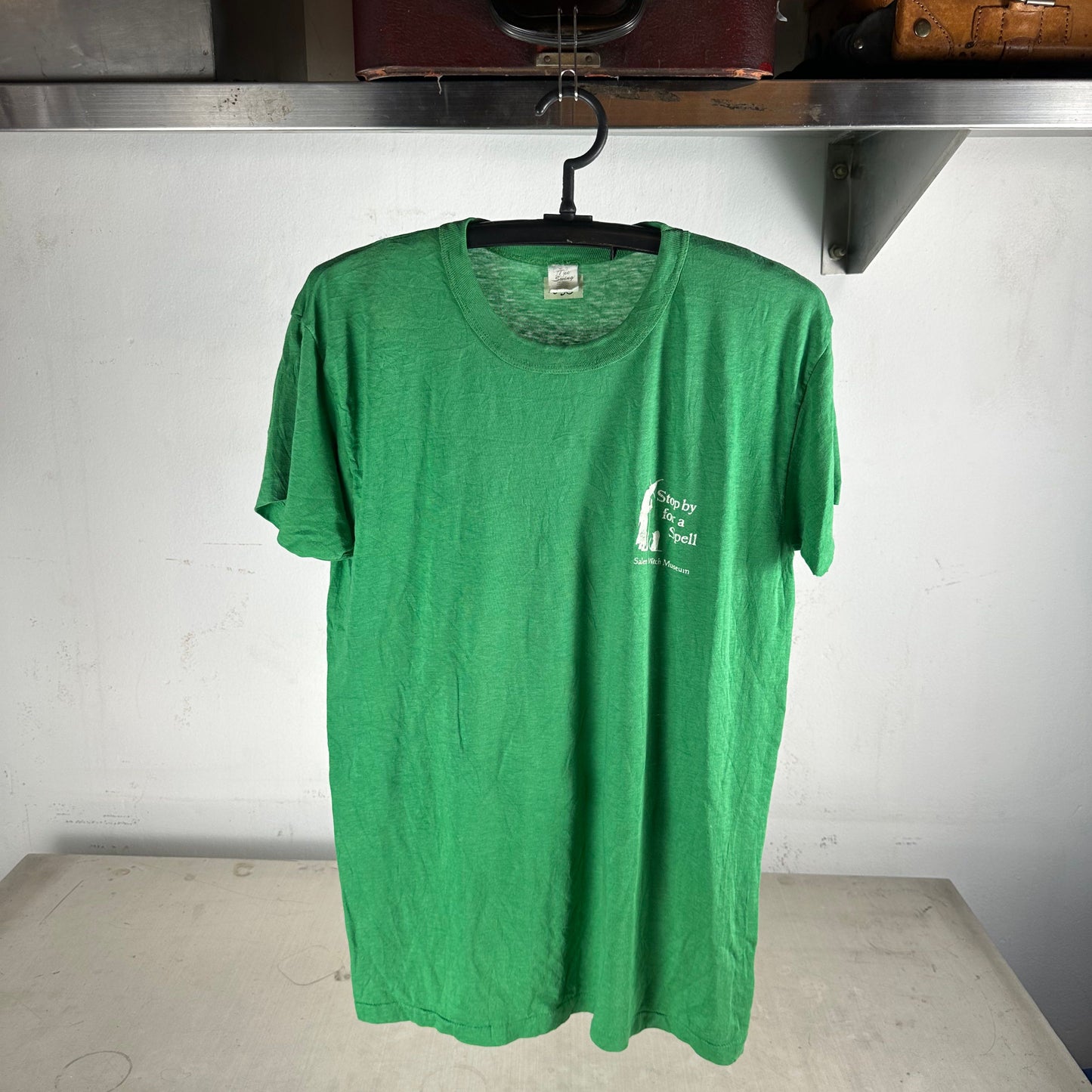 Vintage 80s Salem Witch Museum Stop By For A Spell T-Shirt