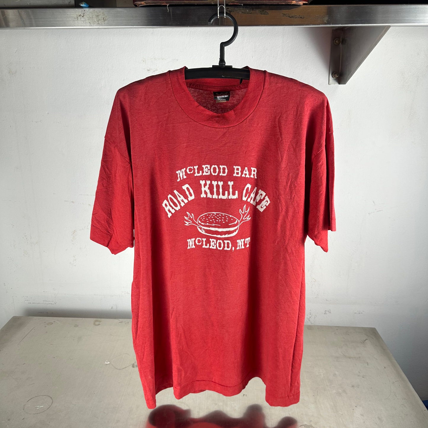 Vintage 80s McLeod Bar Road Kill Cafe T-Shirt