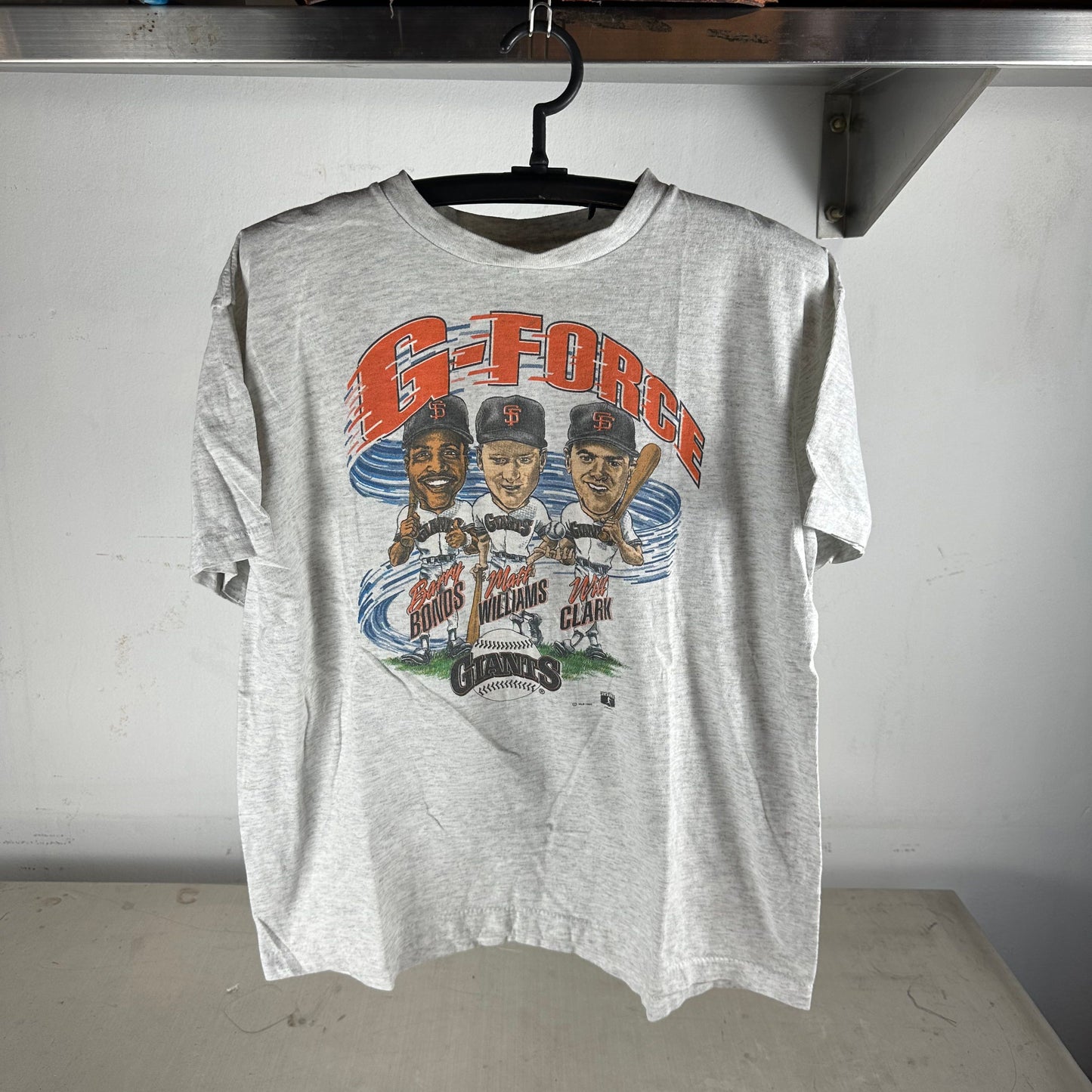 Vintage 1993 San Francisco Giants G-Force MLB Caricature T-Shirt