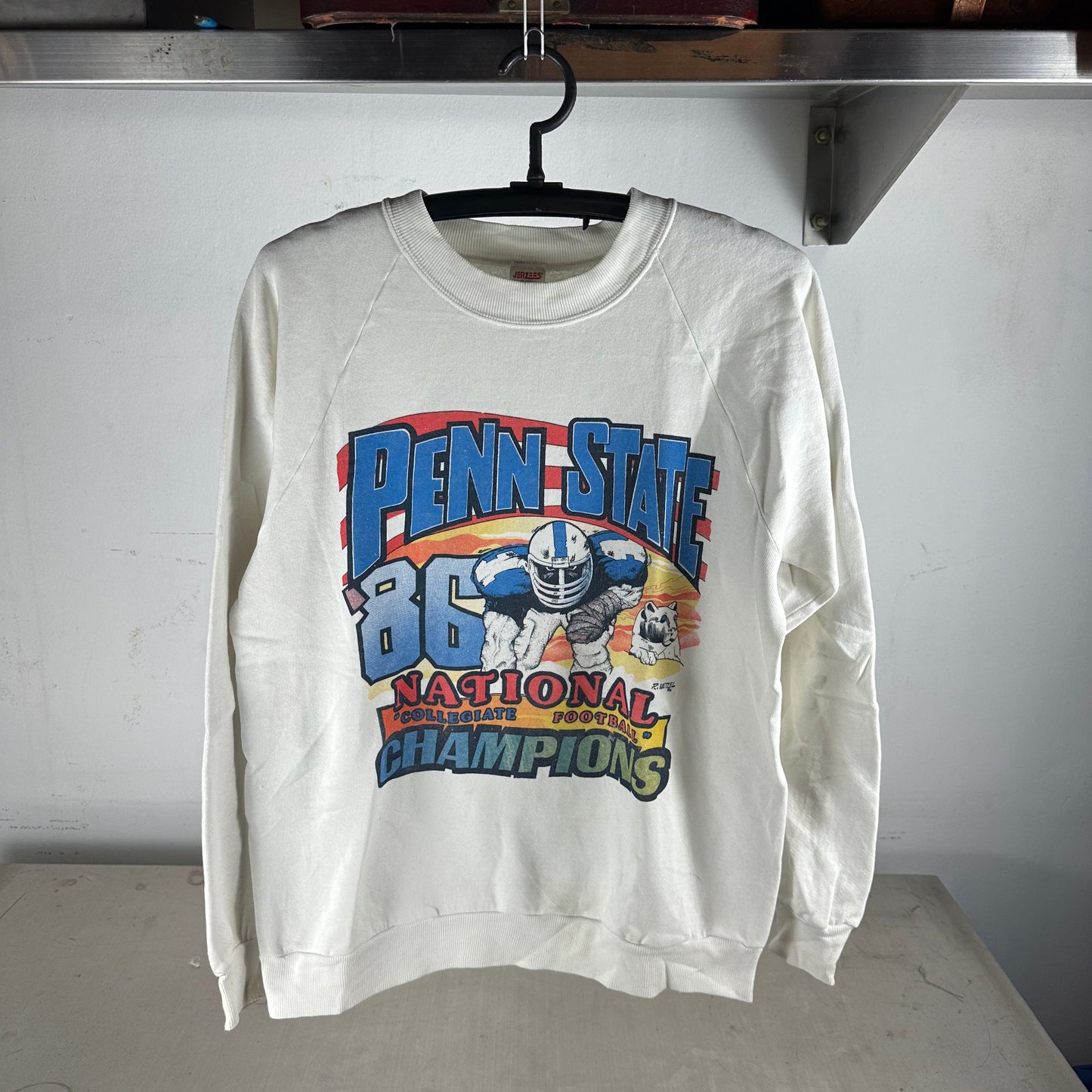 Vintage 1986 Penn State NCAA National Football Champs Sweatshirt