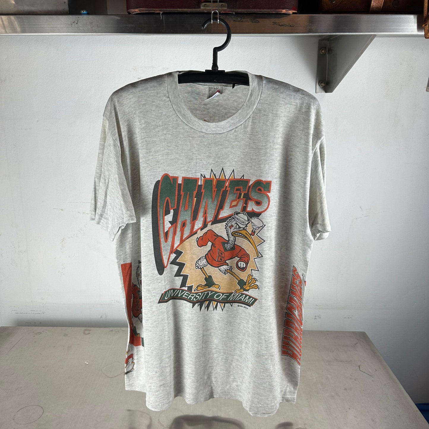 Vintage 1993 Miami Hurricanes NCAA Wraparound AOP T-Shirt