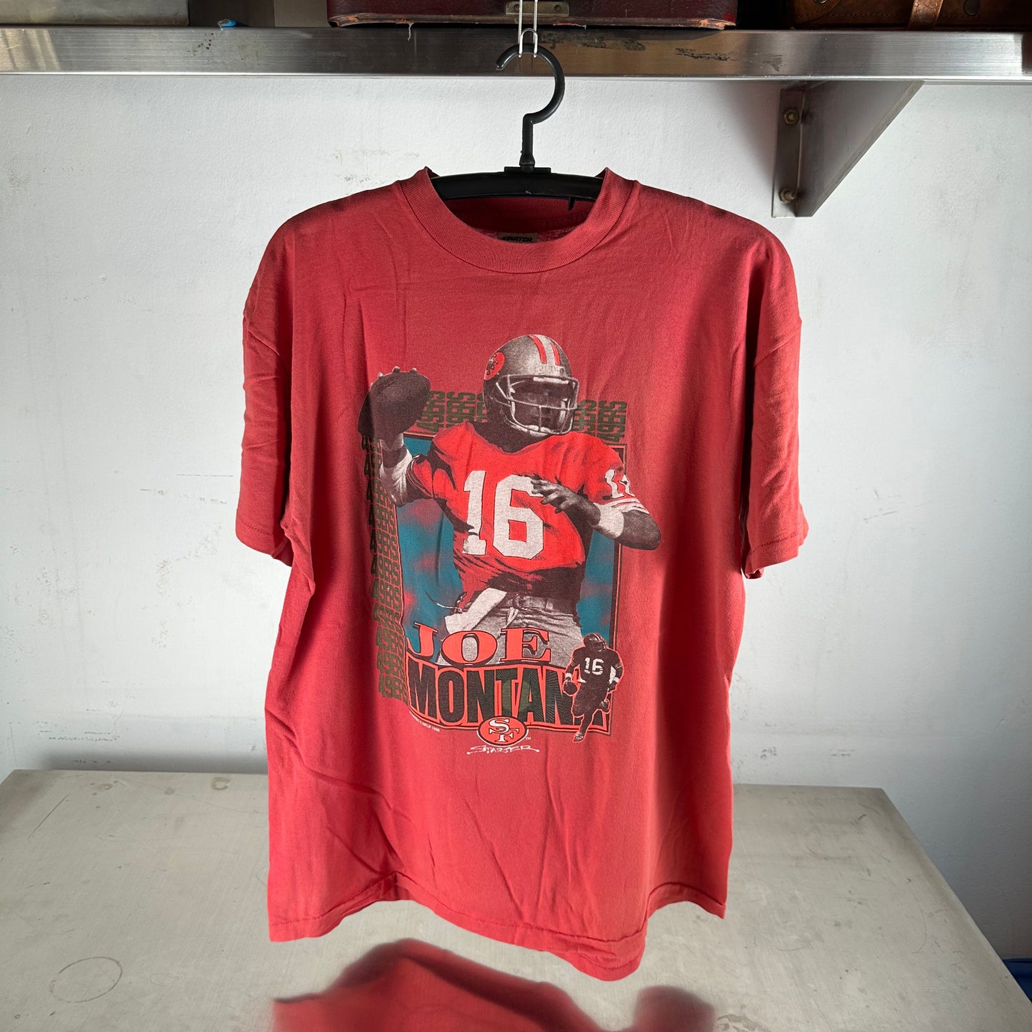 Vintage 1990 Joe Montana San Francisco 49ers NFL Starter T-Shirt