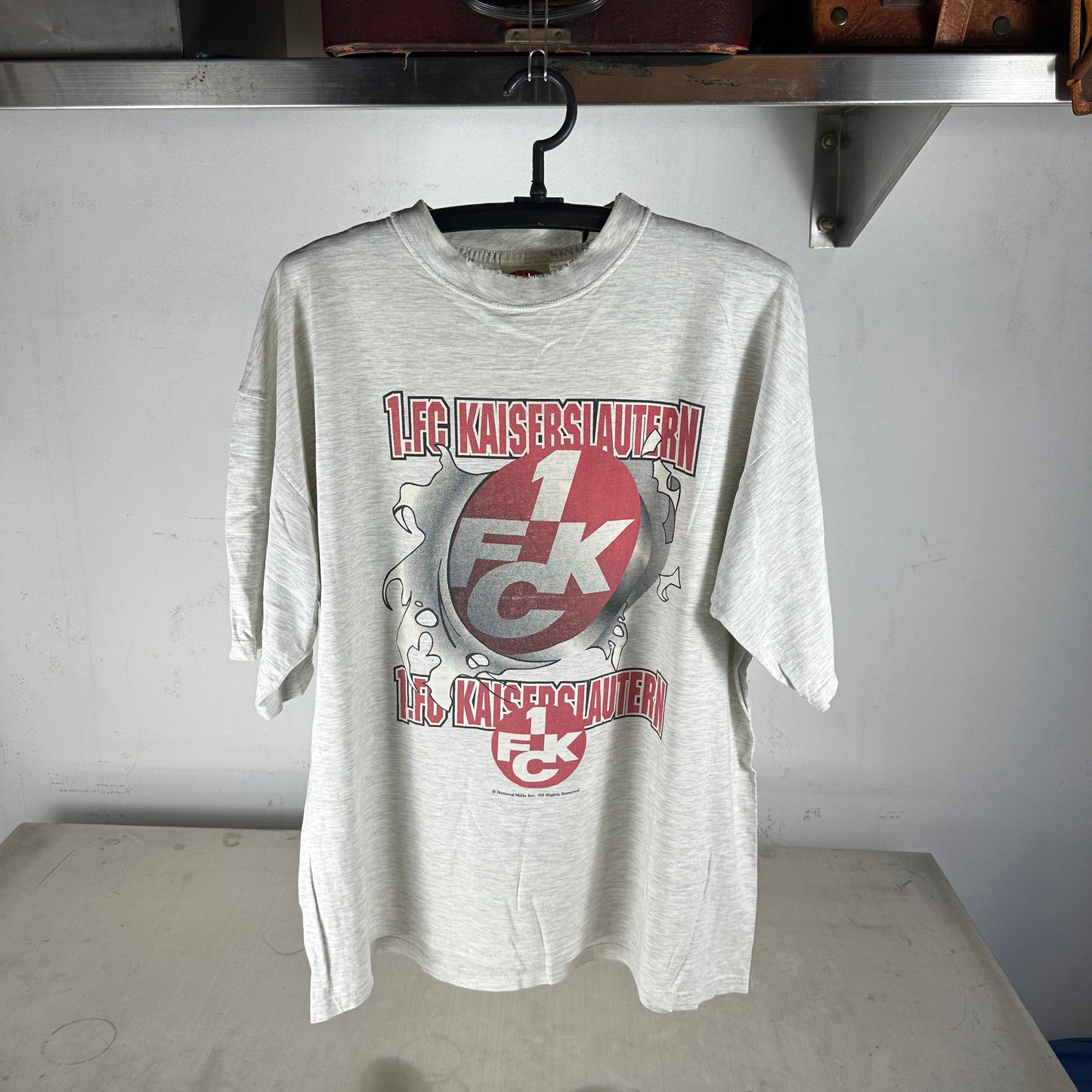 Vintage 90s 1. FC Kaiserslautern German Soccer Nutmeg Breakthrough T-Shirt