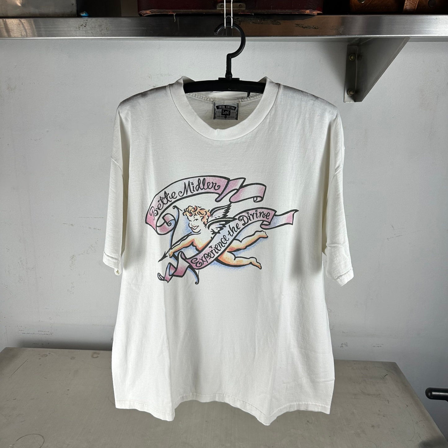 Vintage 90s Bettie Midler Experience the Divine Comedian Promo T-Shirt