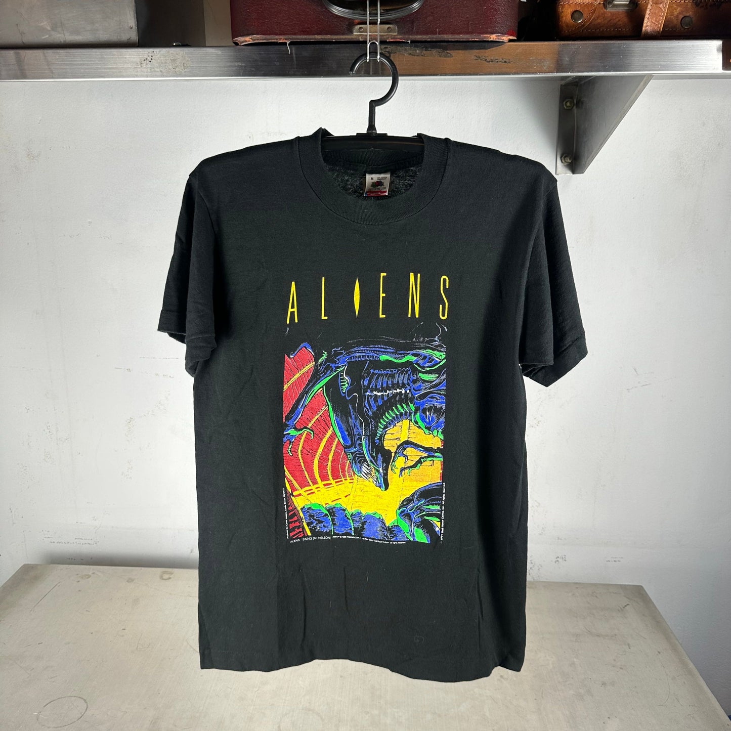 Vintage 1991 Aliens Movie Graphic Single Stitch T-Shirt
