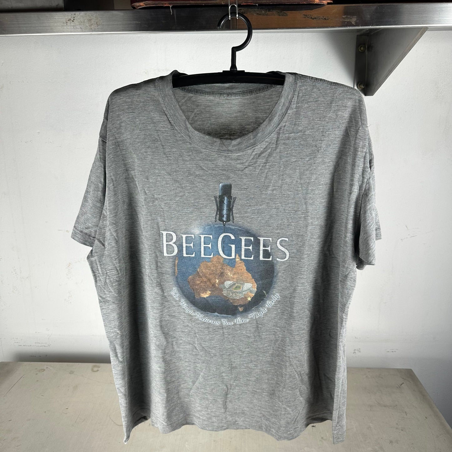 Vintage 1999 Bee Gees One Night Only Australia Concert T-Shirt