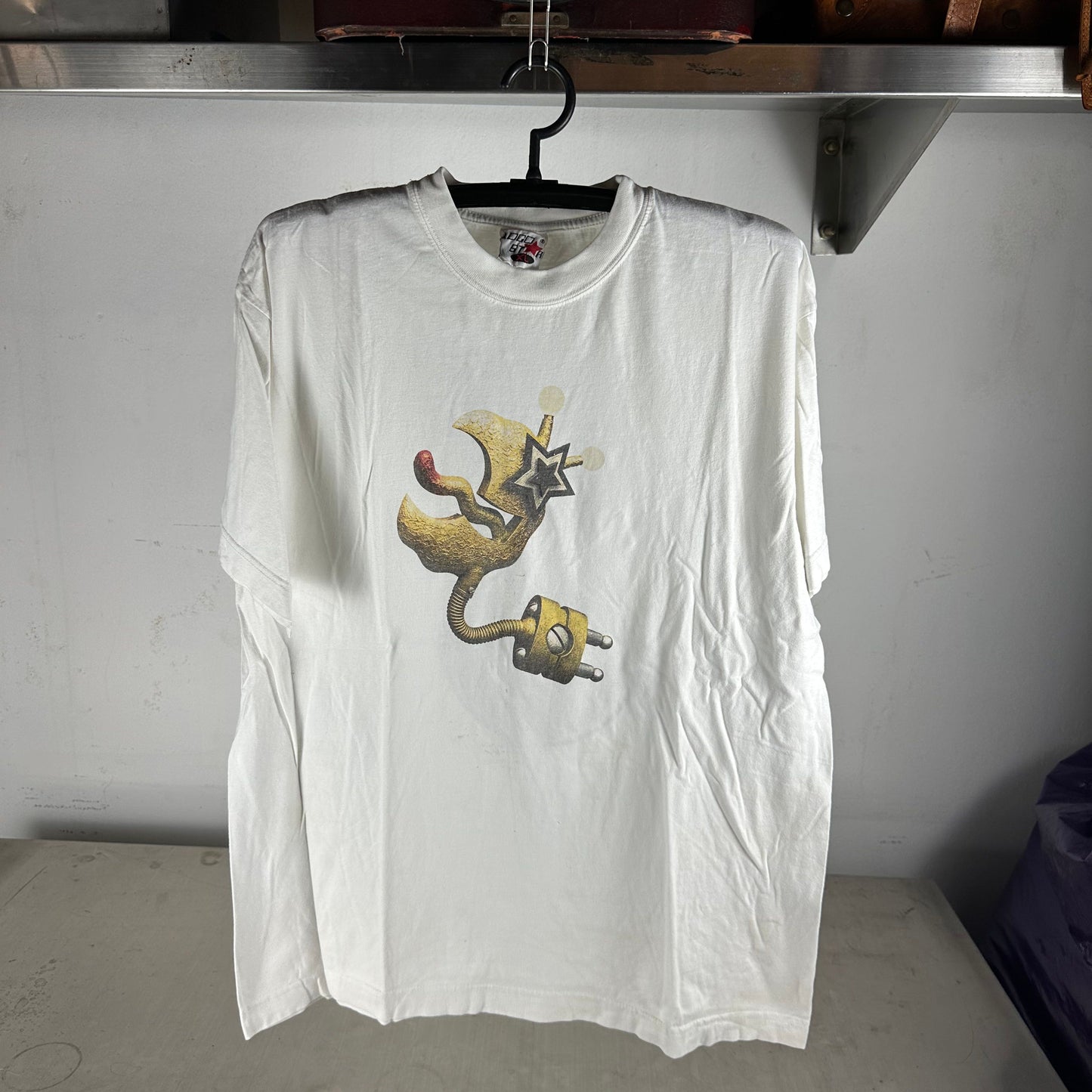 Vintage 1999 Flaming Lips Gang Starr Public Enemy Lowlands Festival Lineup T-Shirt