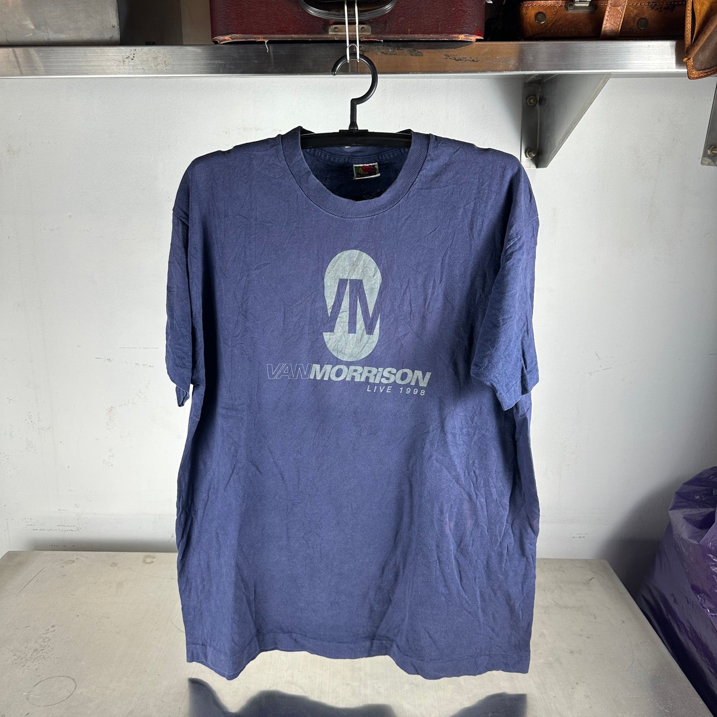 Vintage 1998 Van Morrison Live Concert Single Stitch T-Shirt
