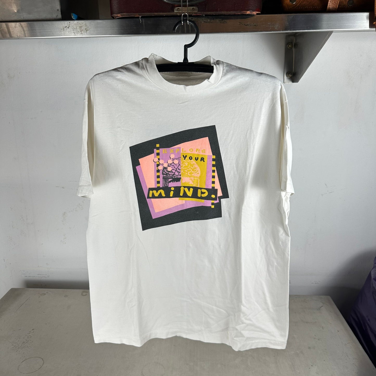 Vintage 90s Explore Your Mind Imagine Possibilities T-Shirt