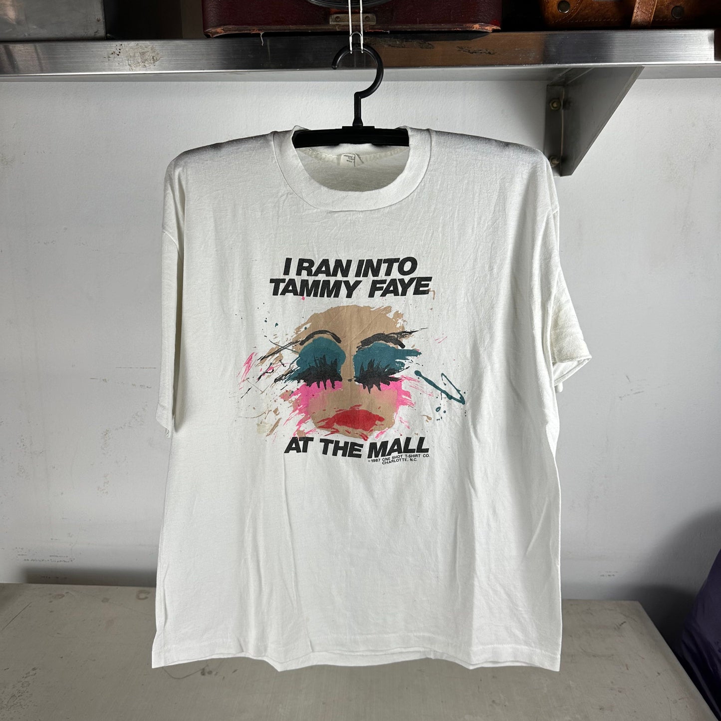 Vintage 1987 I Ran Into Tammy Faye At The Mall Graphic T-Shirt