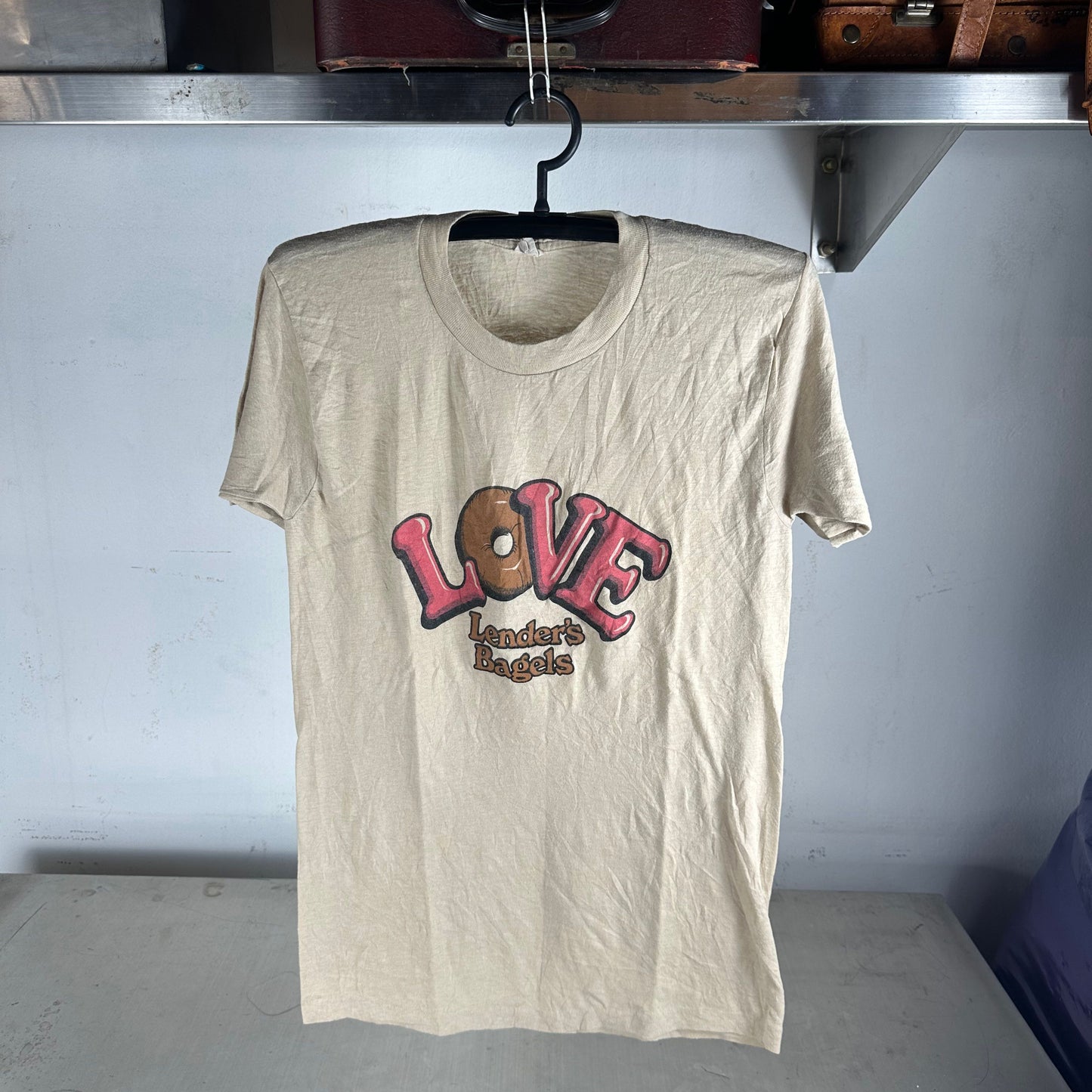 Vintage 1970s/80s Lender's Bagels Love Single Stitch T-shirt
