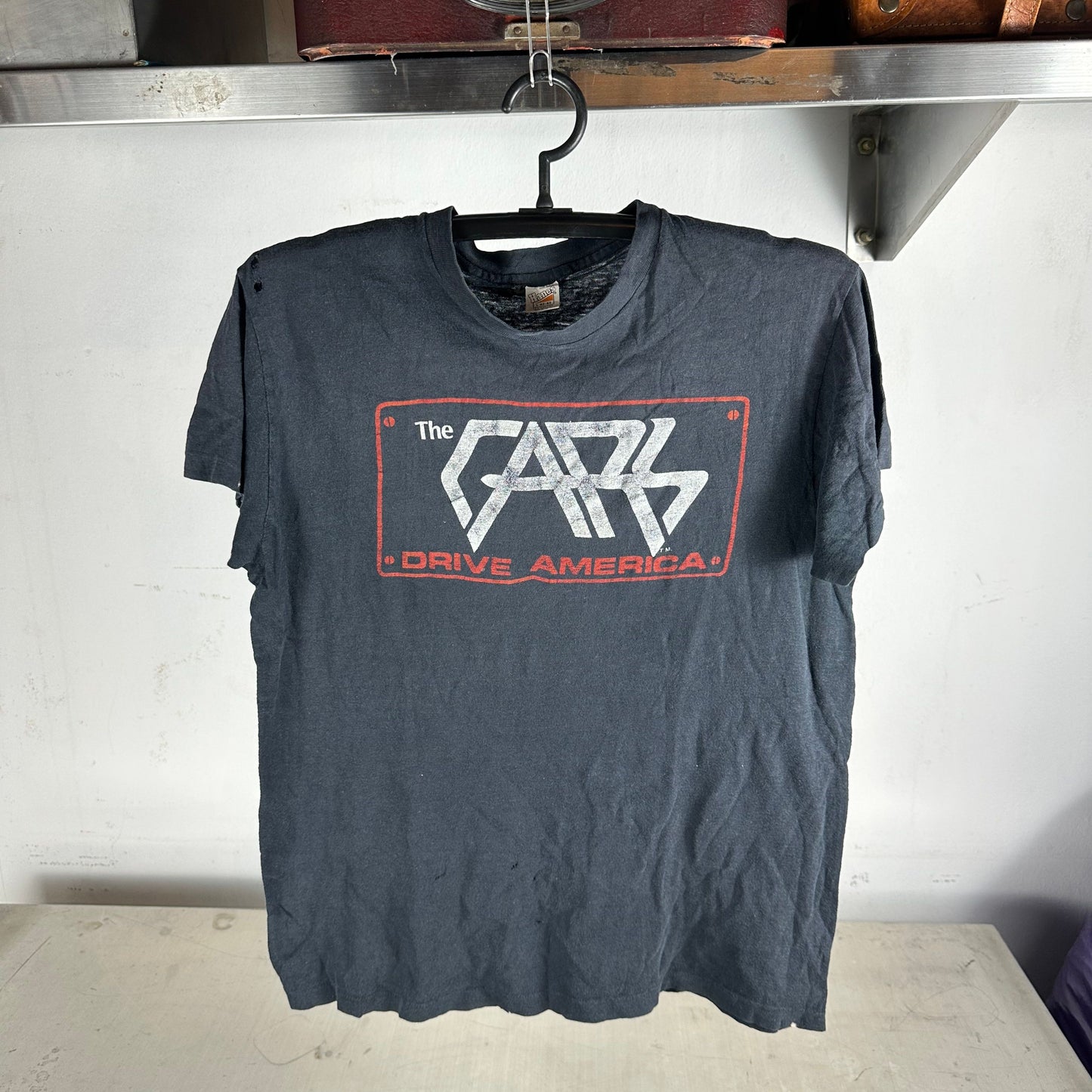 Vintage 1979 The Cars Drive America On The Road Tour Concert T-shirt