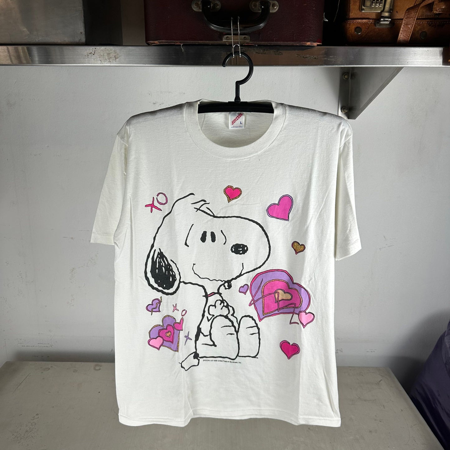 Vintage 90s Snoopy Peanuts Cartoon Graphic T-shirt